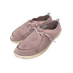 Hey Dude Wendy Knit Casual Shoes Women Size 7 Pink Cream Lace Up Comfort Walking